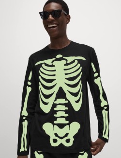 Pure Cotton Skeleton Pyjama Set