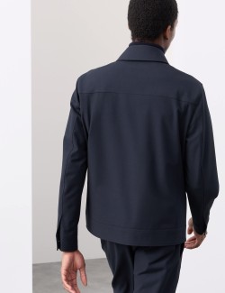 Funkční keprová bunda s texturou