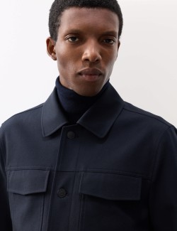 Funkční keprová bunda s texturou