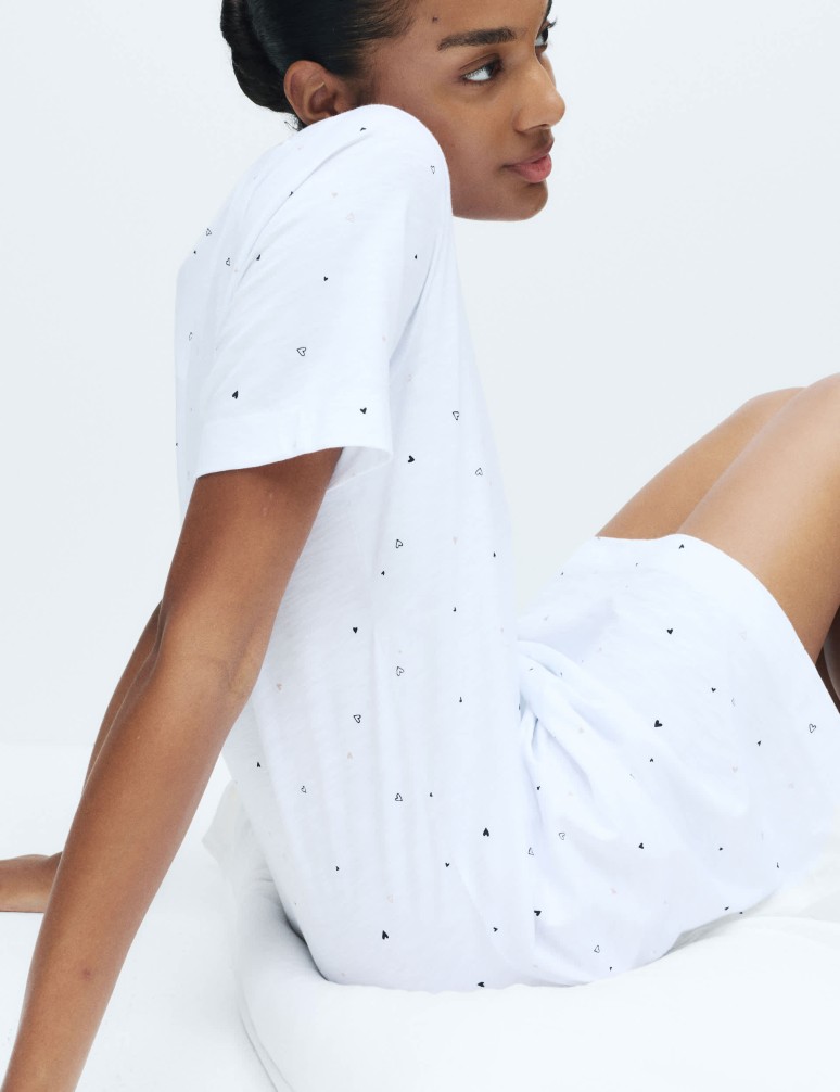 Pure Cotton Printed Nightdress