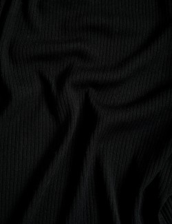 Dlouhý žebrovaný kardigan bez zapínání