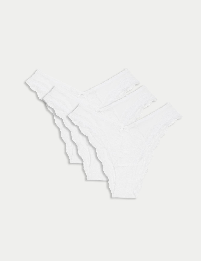 3 ks krajkových kalhotek Jasmine Miami