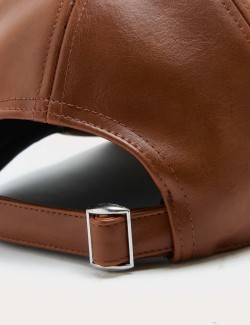 Kšiltovka z umělé kůže