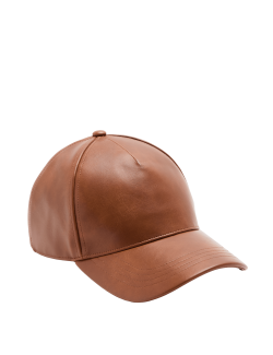 Kšiltovka z umělé kůže