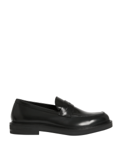 Kožené nazouvací polobotky