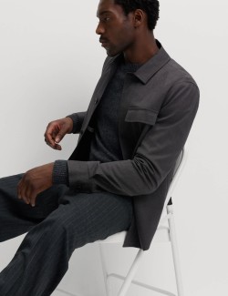 Svrchní košile s vysokým podílem bavlny