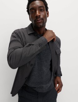 Svrchní košile s vysokým podílem bavlny