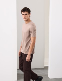 Tričko z prémiové bavlny, úzký střih