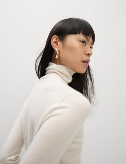 Svetr s rolákovým límcem ze 100% vlny Merino