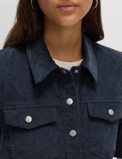 Košilové mini šaty s límečkem a vysokým podílem bavlny