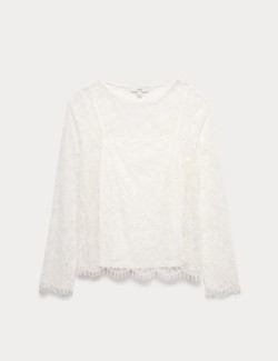 Top s dlouhými rukávy se šněrováním