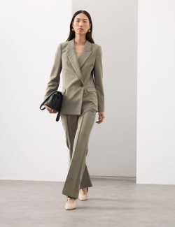 Dvouřadý blejzr ze směsi vlny