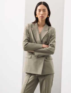 Dvouřadý blejzr ze směsi vlny