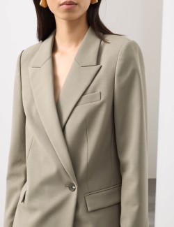 Dvouřadý blejzr ze směsi vlny