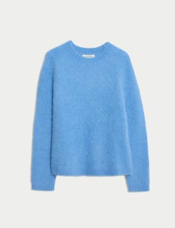 Svetr ke krku s vysokým podílem alpaky