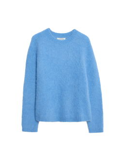 Svetr ke krku s vysokým podílem alpaky