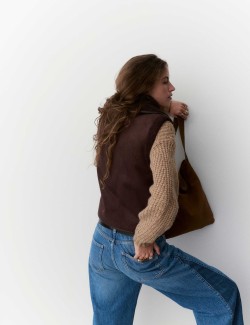 Prošívaná krátká mikina