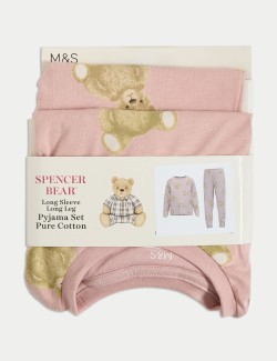 Pure Cotton Spencer Bear™ Pyjamas (1-16 Yrs)
