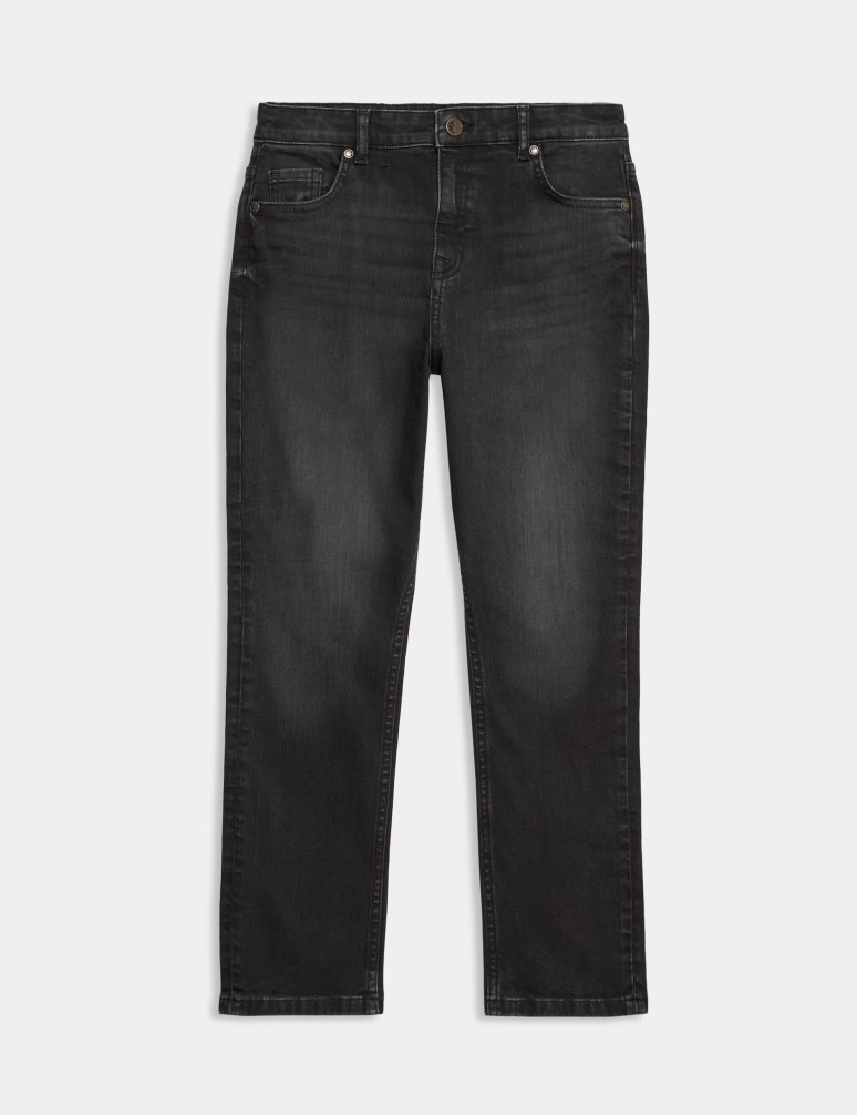 Cotton Rich Straight Jeans (6-16 Yrs)