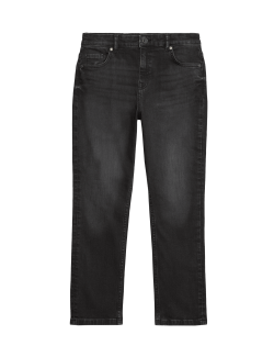 Cotton Rich Straight Jeans (6-16 Yrs)