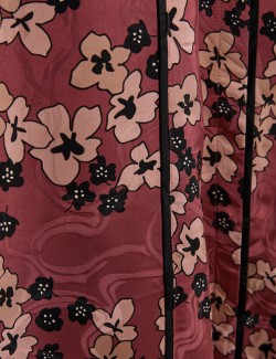 Košilové květované midi šaty