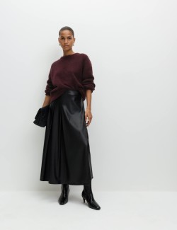 Alpaca Blend Textured Relaxed Jumper