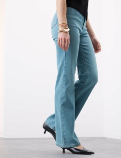 Džíny s vysokým pasem ze směsi lyocellu