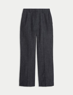 British Wool Rich Straight Leg Trousers