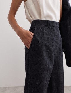 British Wool Rich Straight Leg Trousers