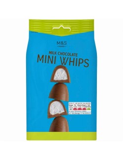 Mini mléčné čokoládové bonbony s lehkou pěnou