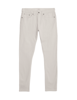 Strečové džíny úzkého střihu s 360 pružností