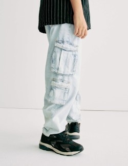 Kapsáčové džíny z čisté bavlny (6–16 let)