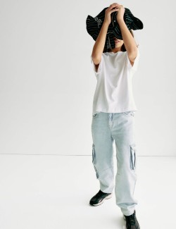 Kapsáčové džíny z čisté bavlny (6–16 let)