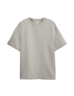 Žakárové tričko Scuba s vysokým podílem bavlny