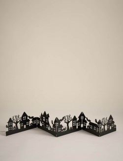 Light Up Halloween Window Scene