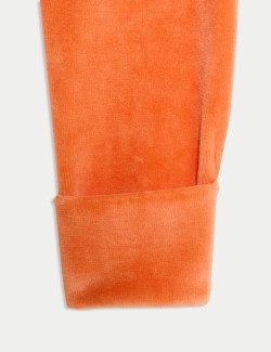 Outfit s vysokým podílem bavlny a motivem dýní, 2 ks (0–24 měsíců)