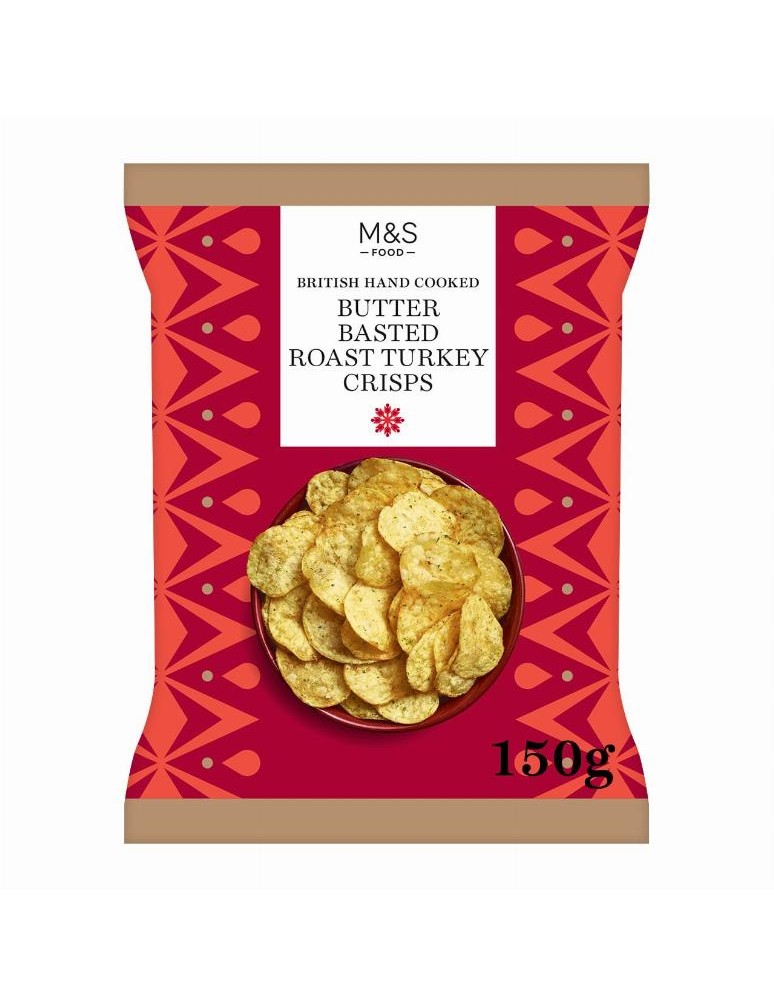 Bramborové lupínky s příchutí sušeného másla a pečené krůty