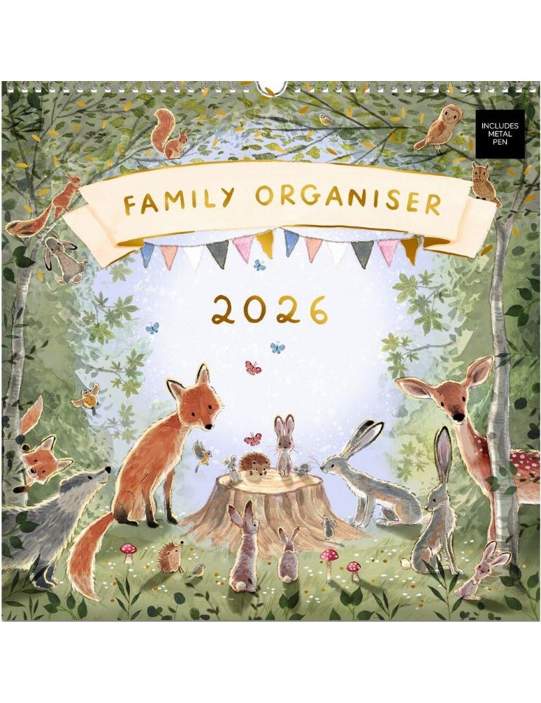 Rodinný organizér zvářátka 2026