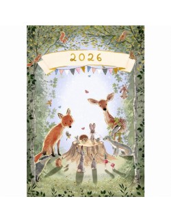 Diář na rok 2026, dva dny na stránku