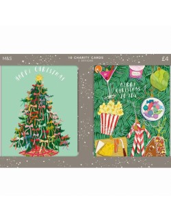 10 vánočních přání, 2 vzory