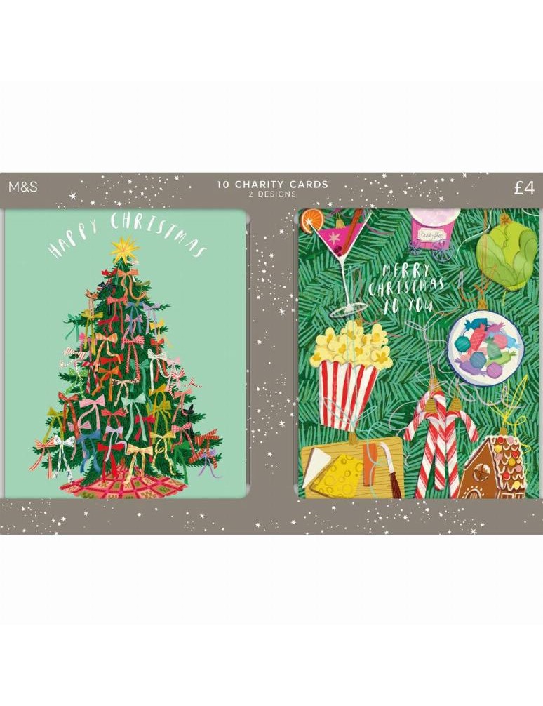 10 vánočních přání, 2 vzory