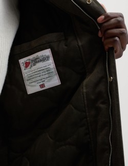 Manšestrová voskovaná bunda z čisté bavlny