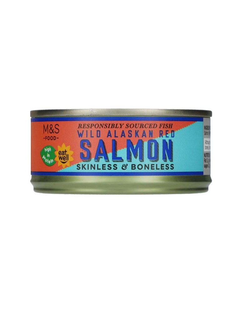 Nasolený losos nerka z Aljašky bez kostí a kůže