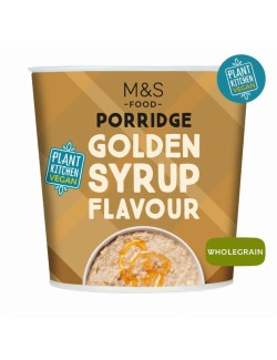 Instantní ovesná kaše s ječnými vločkami, s příchutí cukrového sirupu