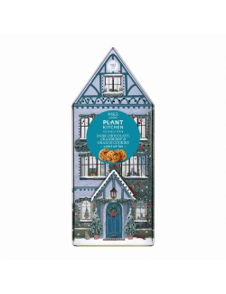 8 sušenek s ovesnými vločkami, sušenými slazenými brusinkami, kousky hořké čokolády a kandovanou pomerančovou kůrou