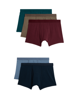 Trenýrky s vysokým podílem bavlny a technologií Cool & Fresh™, 5 ks v balení