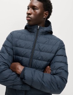 Lightweight Feather & Down Padded Jacket