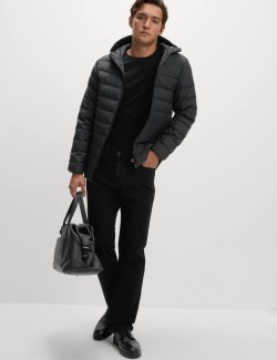Lightweight Feather & Down Padded Jacket