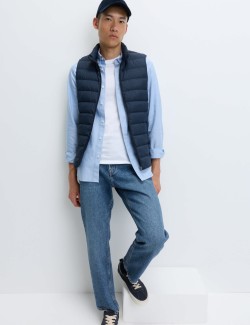 Feather and Down Padded Lightweight Gilet