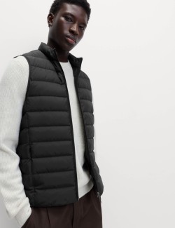 Feather and Down Padded Lightweight Gilet